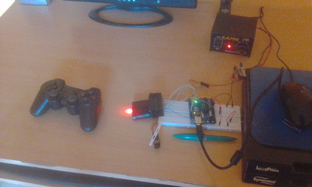 How To Control Servo With Play Station 2 Controller 5 Steps With Pictures Instructables