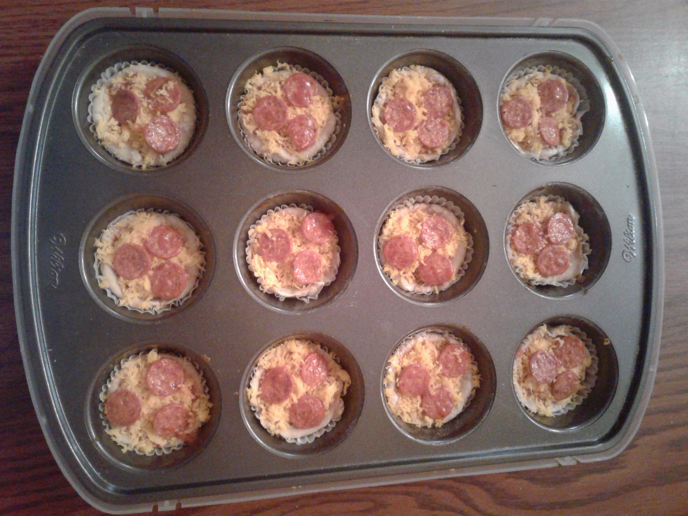 Baking Soda Pizza Dough (plus Pizza Cupcake Recipe) 3 Steps (with