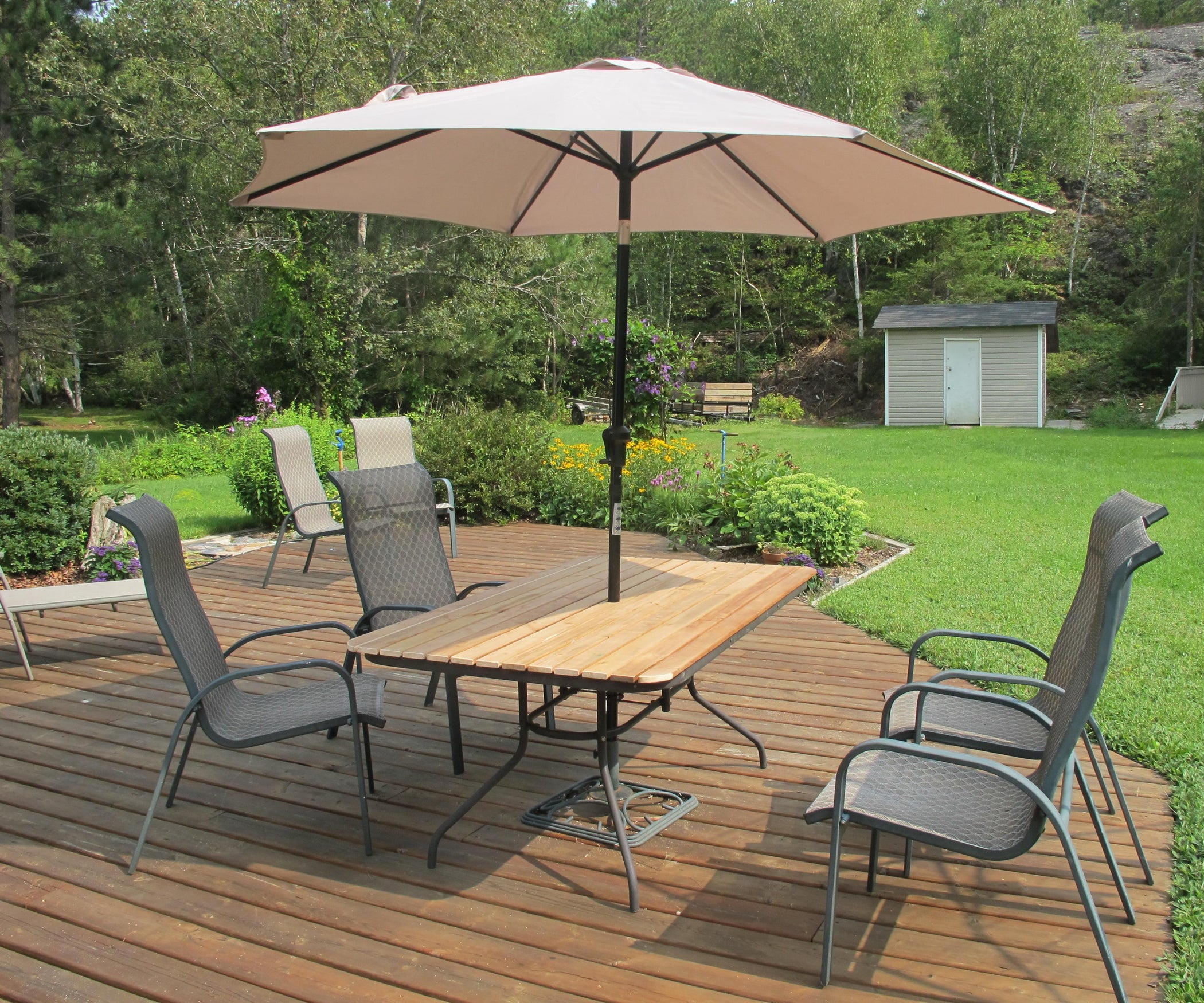 Wood Replacement for Glass Patio Table 4 Steps (with Pictures