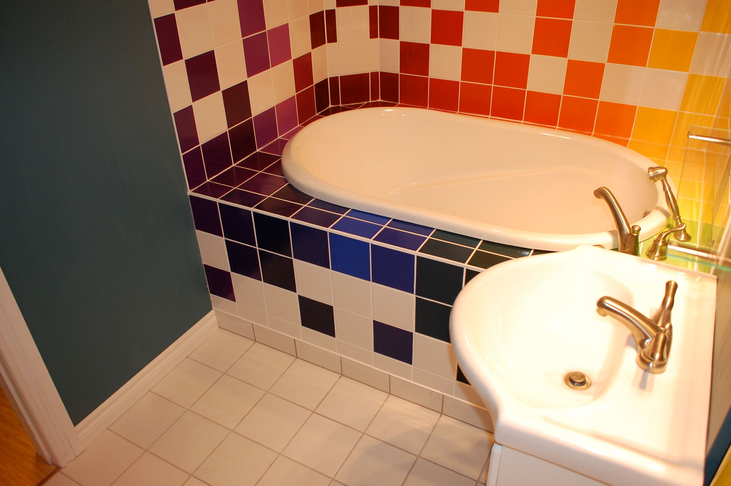Rainbow Tiled Bathroom 11 Steps (with Pictures) Instructables