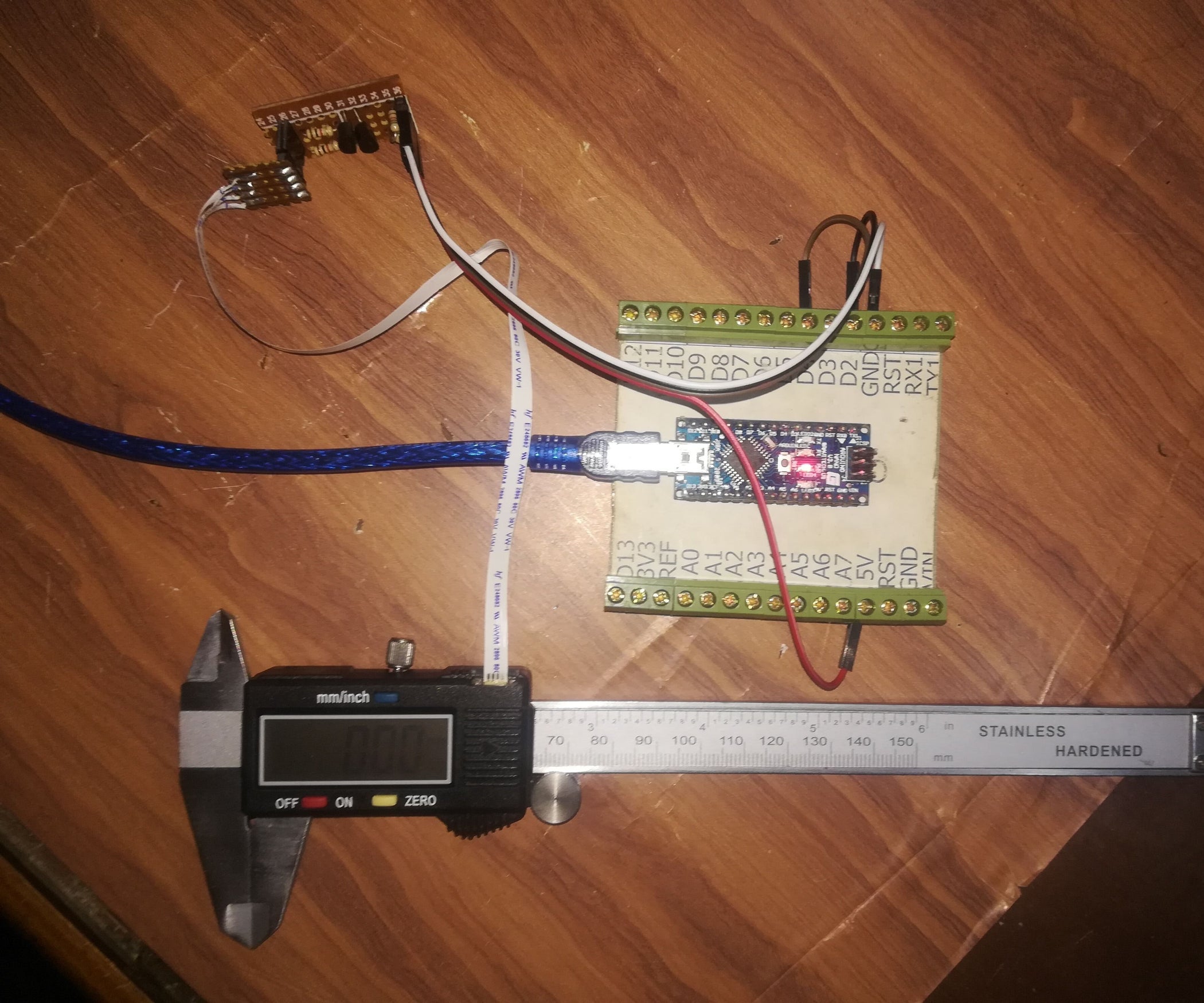 Hacked Digital Vernier Caliper Using Arduino 7 Steps Instructables