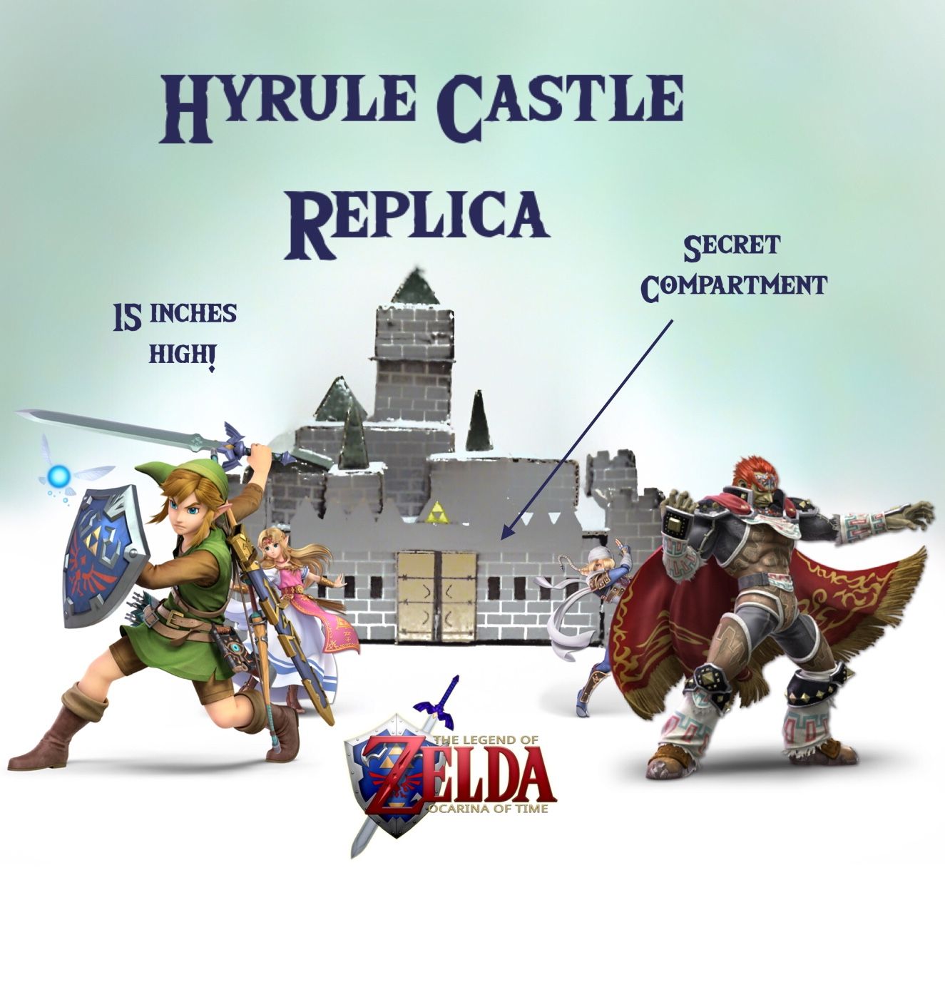 Hyrule Castle Replica W/ Secret Compartment 15 Steps (with Pictures