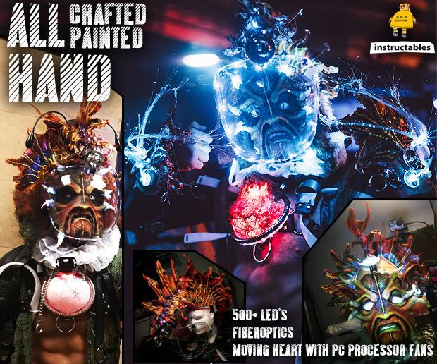 alien cyborg fishman headpiece DIY Project DIY Project Image