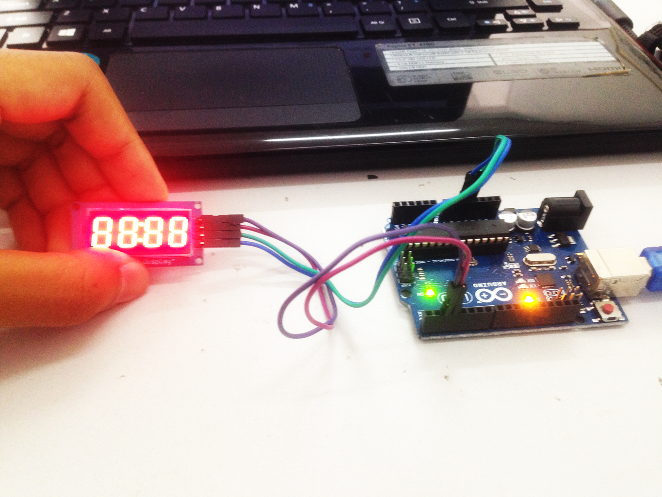 Tutorial How to 4-Digit Display Interface With Arduino UNO : 6 Steps ...
