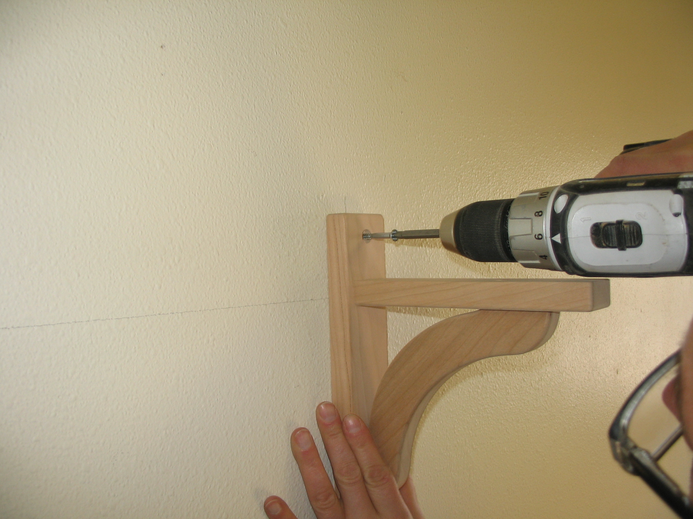 How to Mount a Shelf With Wood Shelf Brackets 16 Steps (with Pictures
