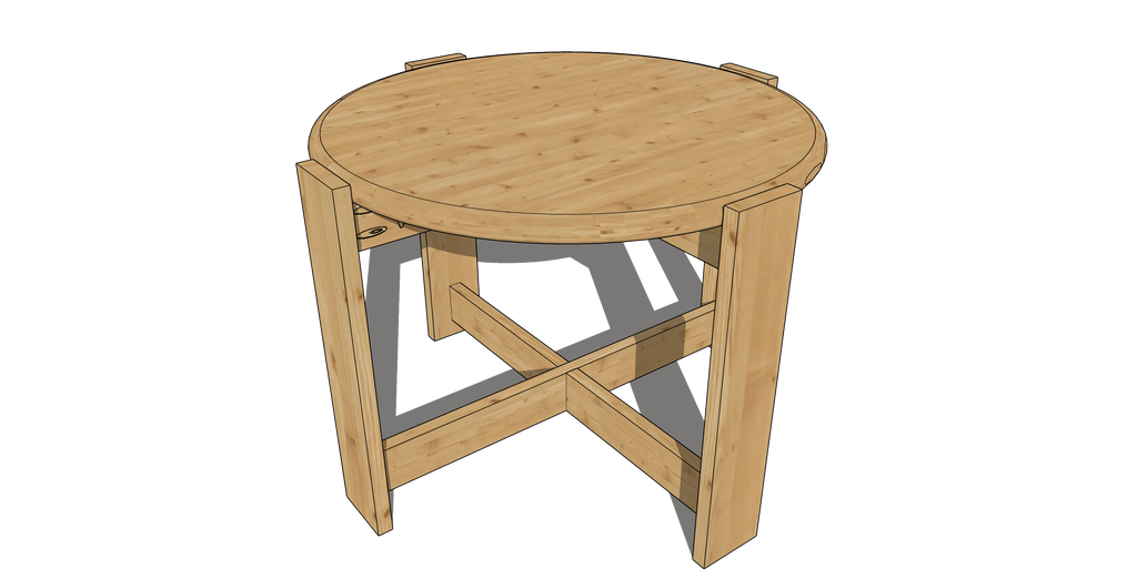 Diy Round Coffee Table 7 Steps With Pictures Instructables