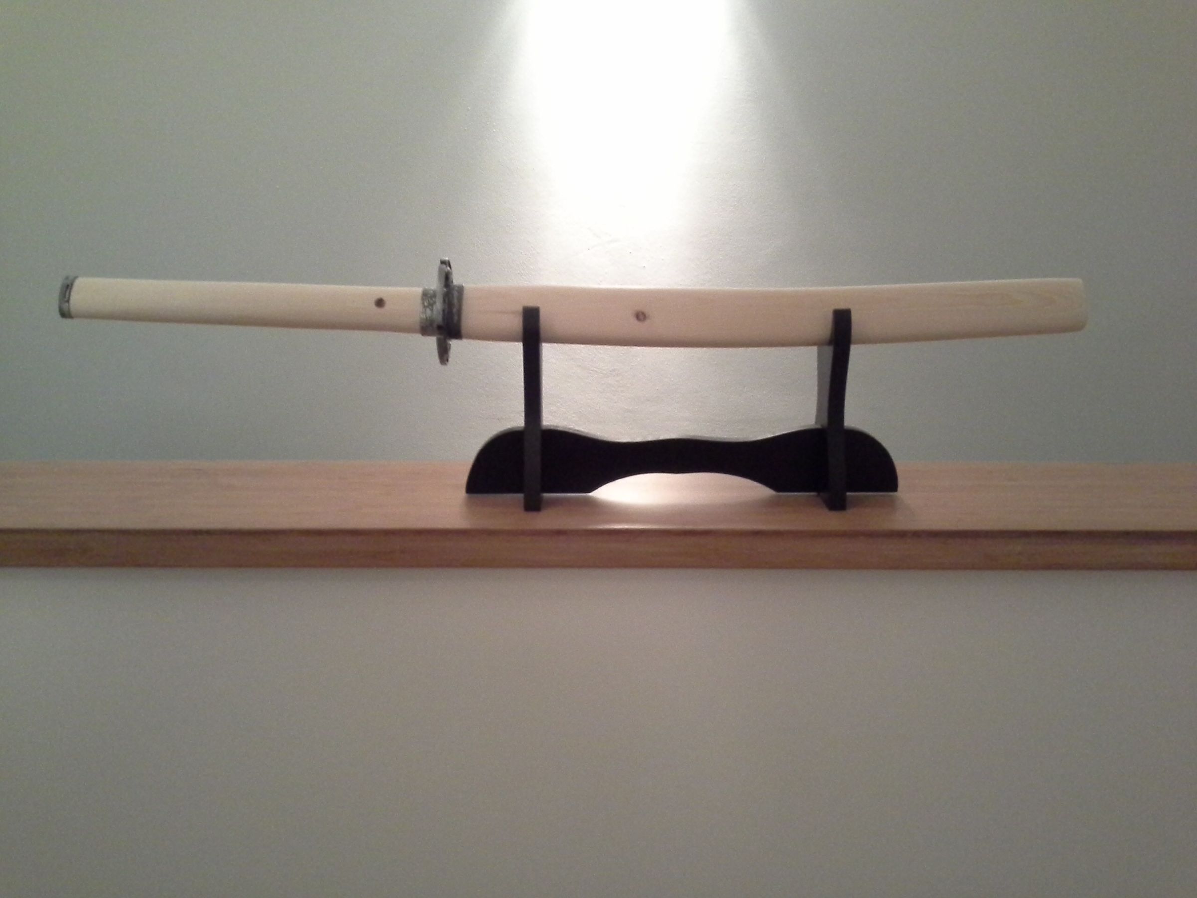 woodwork of a samurai sword DIY Project DIY Project Image