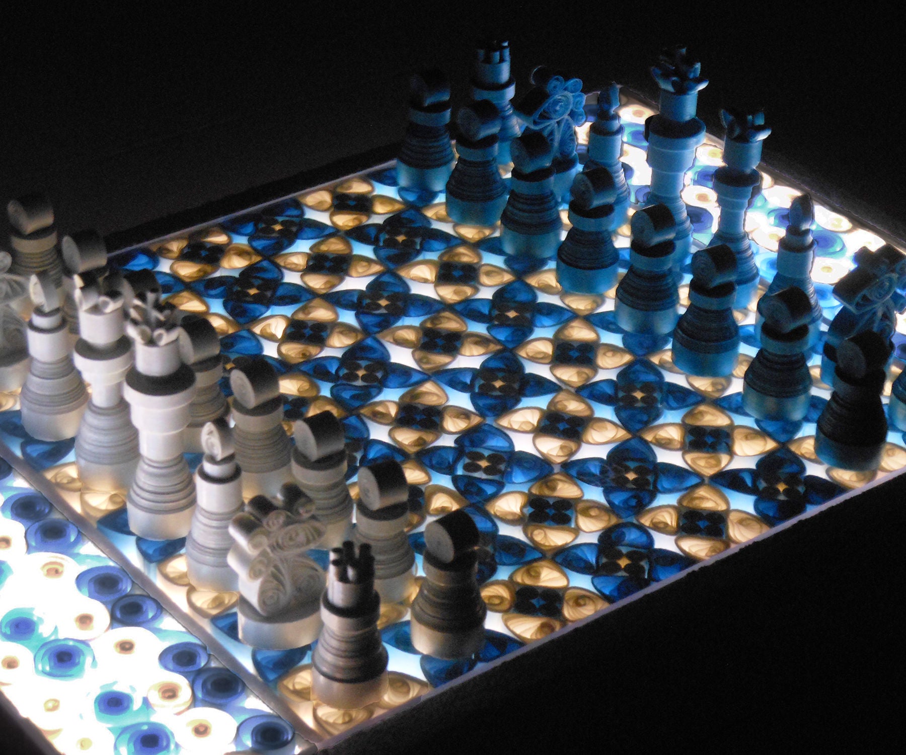 Quilled Chess Box With Light 22 Steps (with Pictures) Instructables