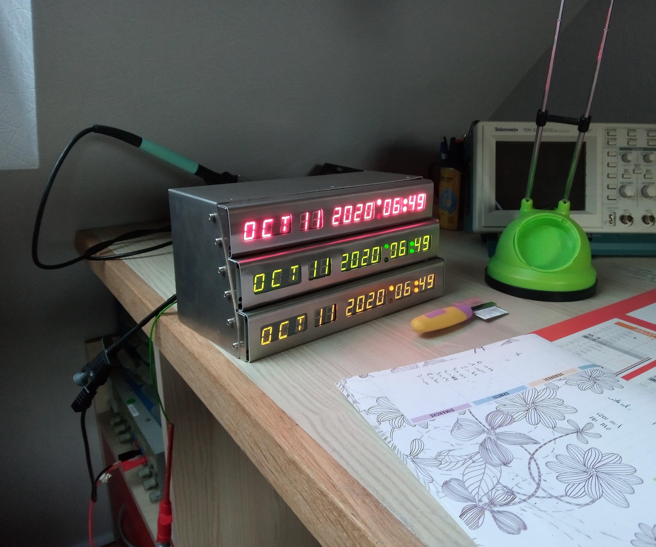 Back to the Future Clock 5 Steps Instructables
