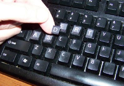Restore Painted Letters on Keyboard Keys : 5 Steps - Instructables