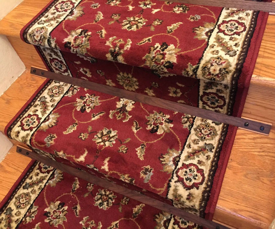 Wooden Stair Rods for a Rug Runner 5 Steps (with Pictures