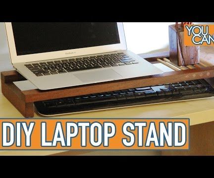 DIY guide for Timber Laptop Stand / Desk Organizer with step-by-step instructions