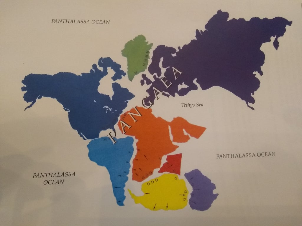 Pangaea Map for Education : 5 Steps - Instructables