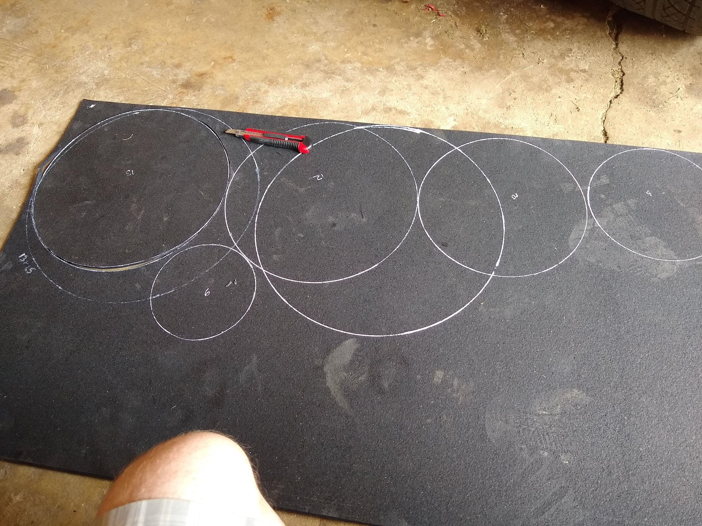 Homemade Marching Band Quints "Practice Pad" 9 Steps (with Pictures