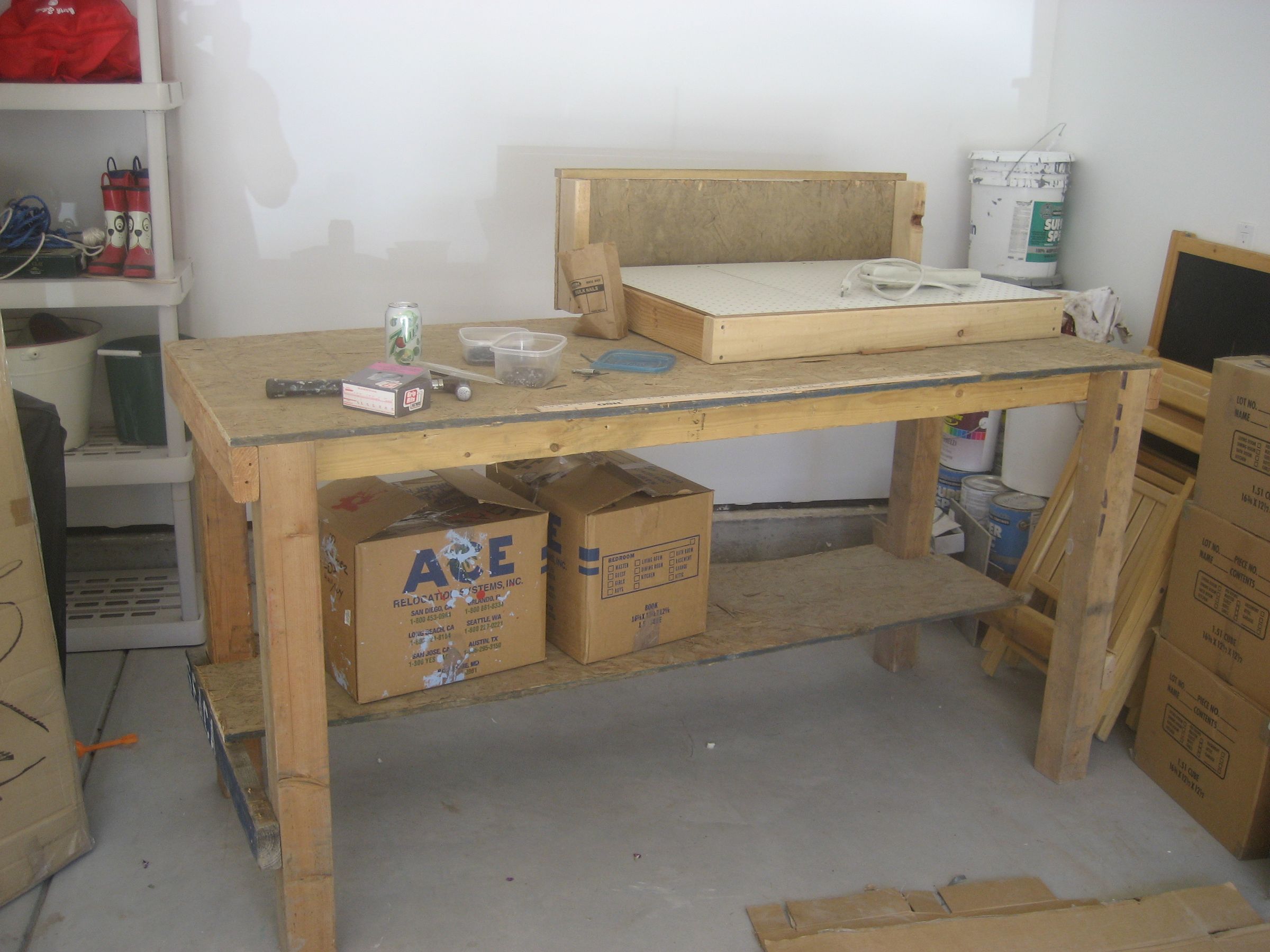 Work Bench on the Cheap 10 Steps Instructables