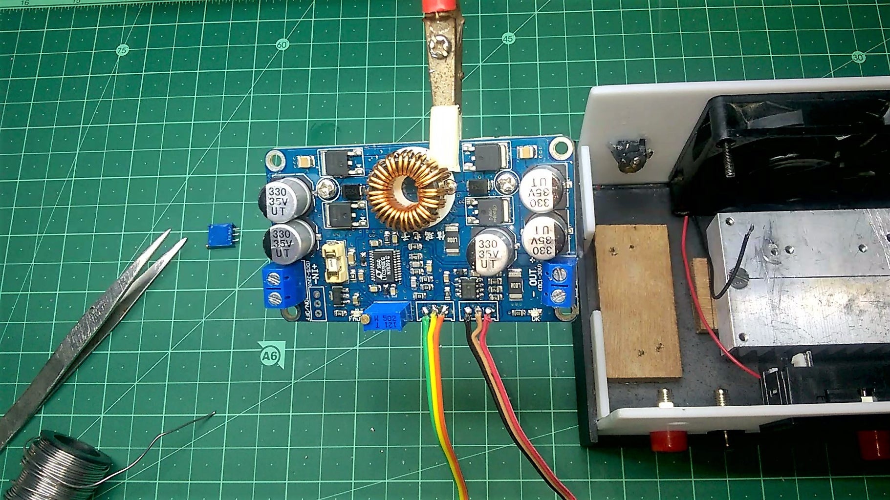 DIY Variable Power Supply With Adjustable Voltage and Current : 14 ... Circuit Diagram