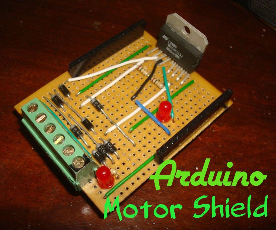 Arduino L298 Motor Shield 8 Steps Instructables