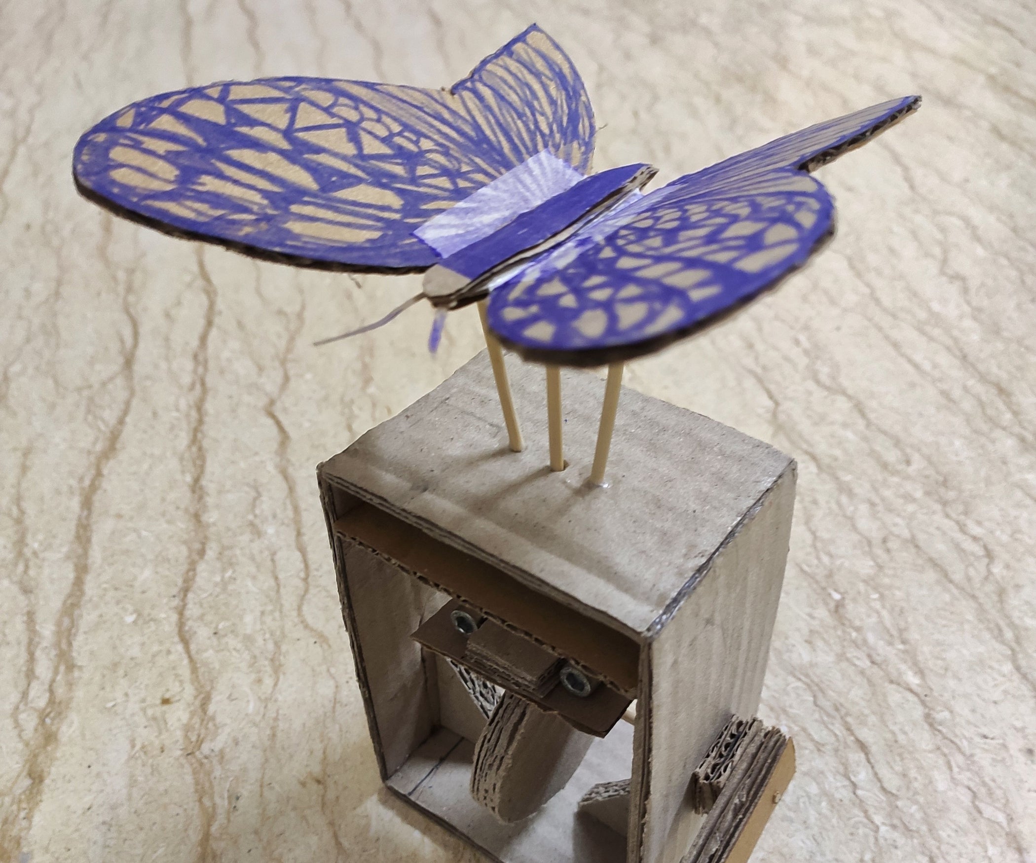 Automaton Butterfly 7 Steps (with Pictures) Instructables