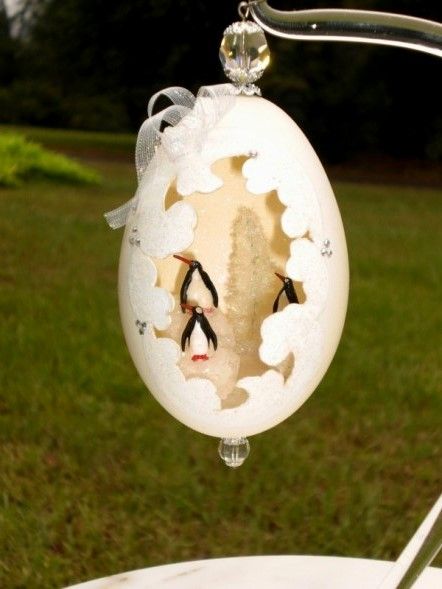 winter penguin egg - faberge' wannabe DIY Project DIY Project Image