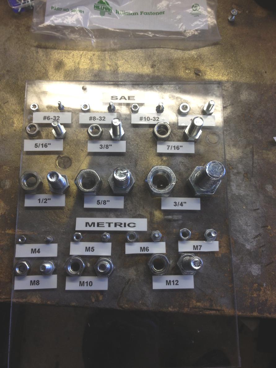 DIY Nut and Bolt Sizer 4 Steps (with Pictures) Instructables