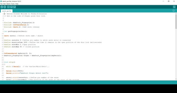 Simple Fingerprint Door Lock System Using R307 Fingerprint Sensor ...