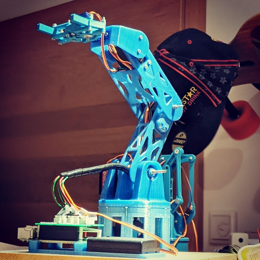 5 axis robot arm by Max Siebenschläfer | Download free STL model ...