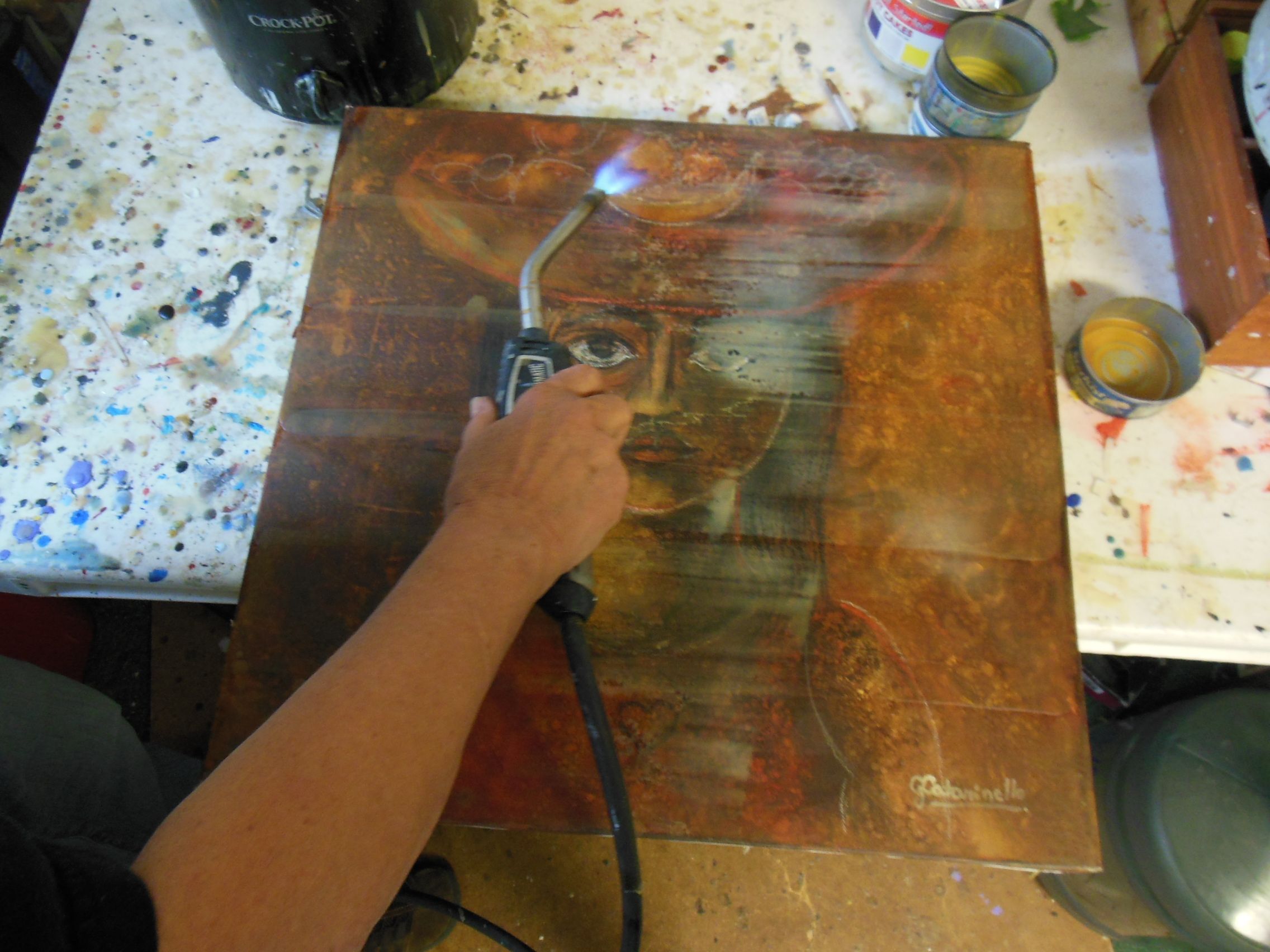 Beeswax Painting Aka Encaustic Painting 46 Steps (with Pictures