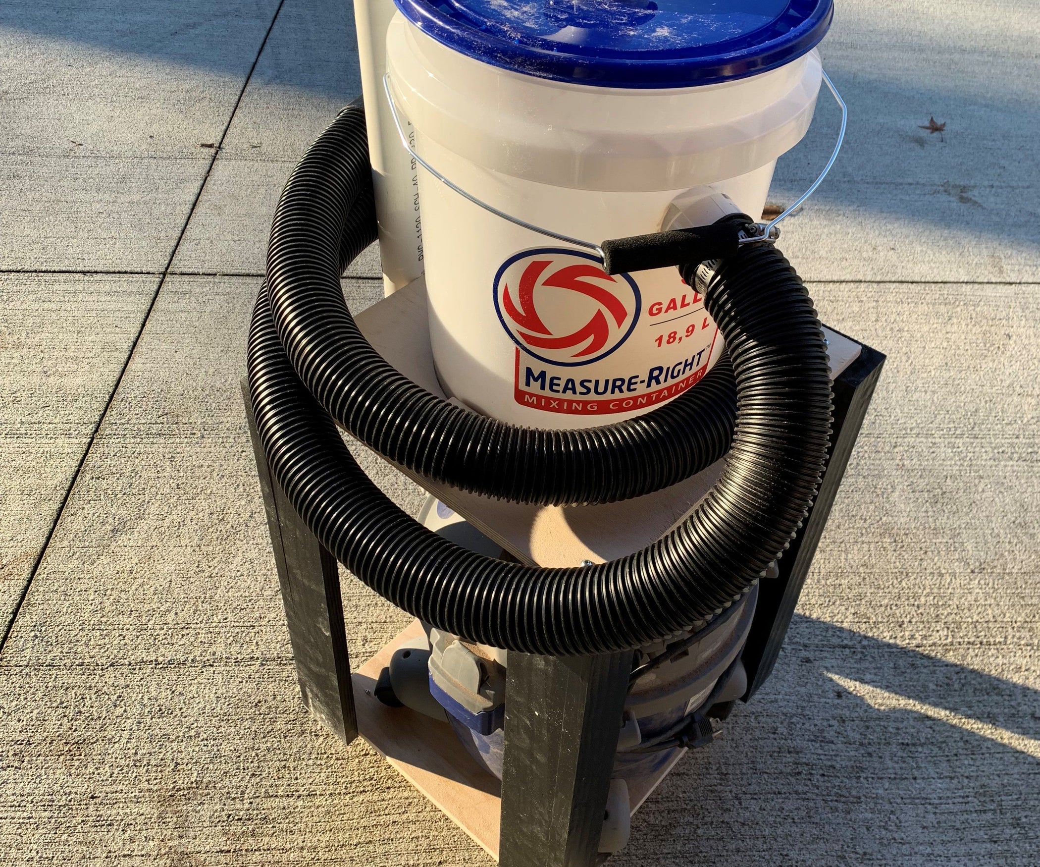 Simple Dust Collection Cart 6 Steps Instructables