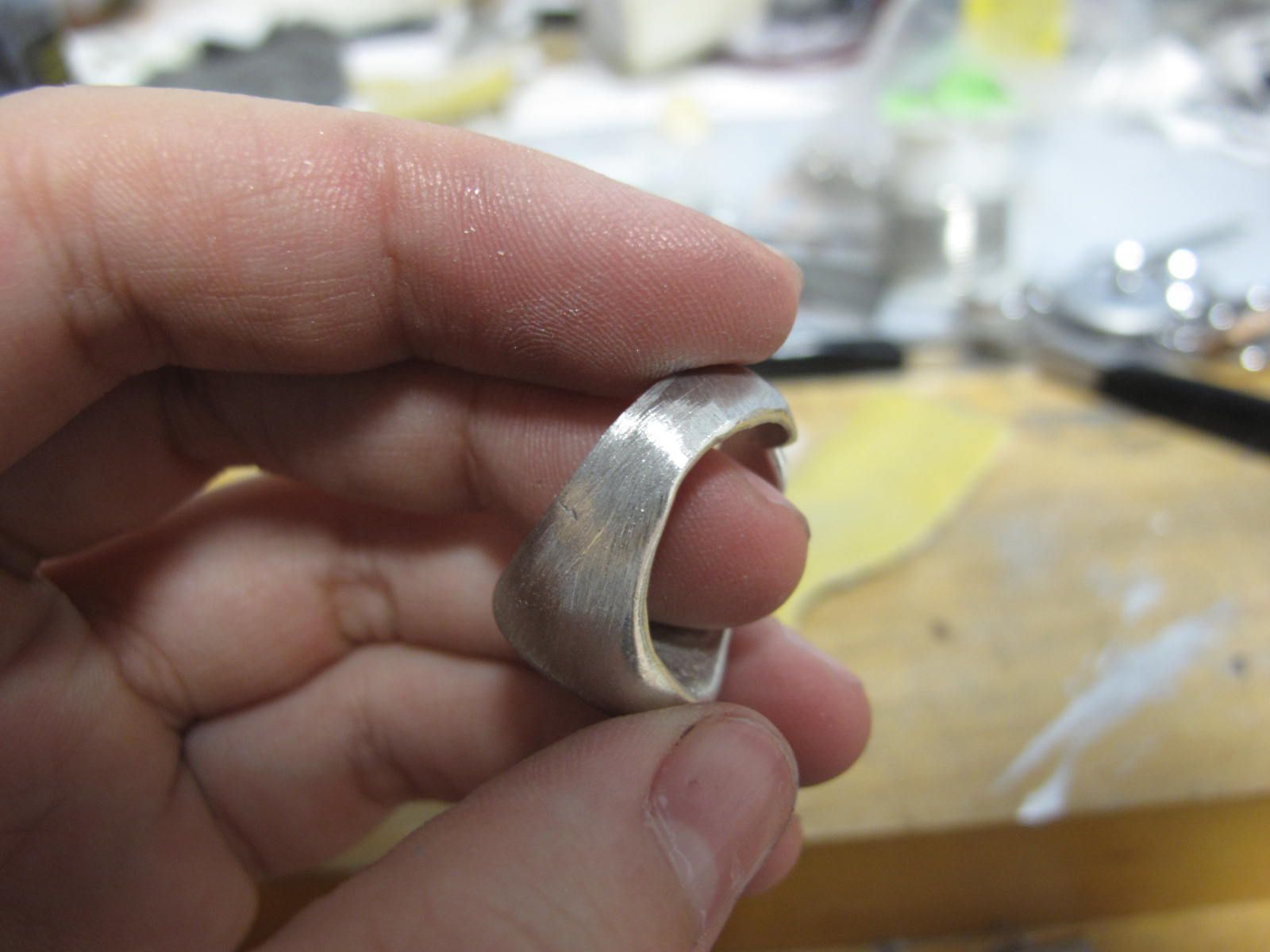 How to Cast and Polish a Pewter Ring 4 Steps (with Pictures