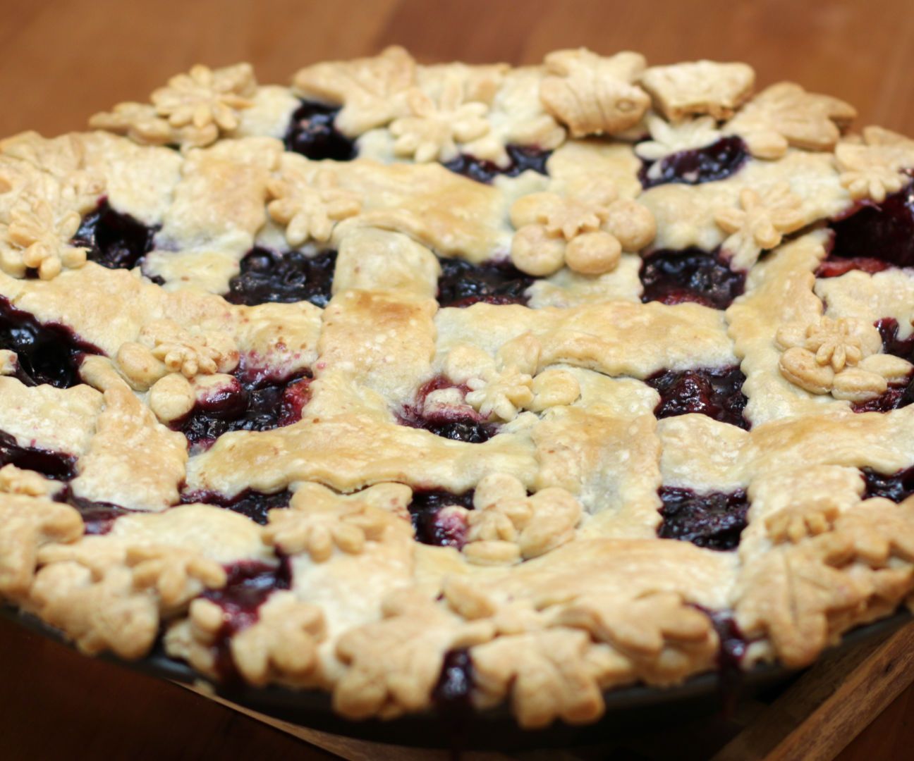 DIY guide for Triple Berry Pie with step-by-step instructions