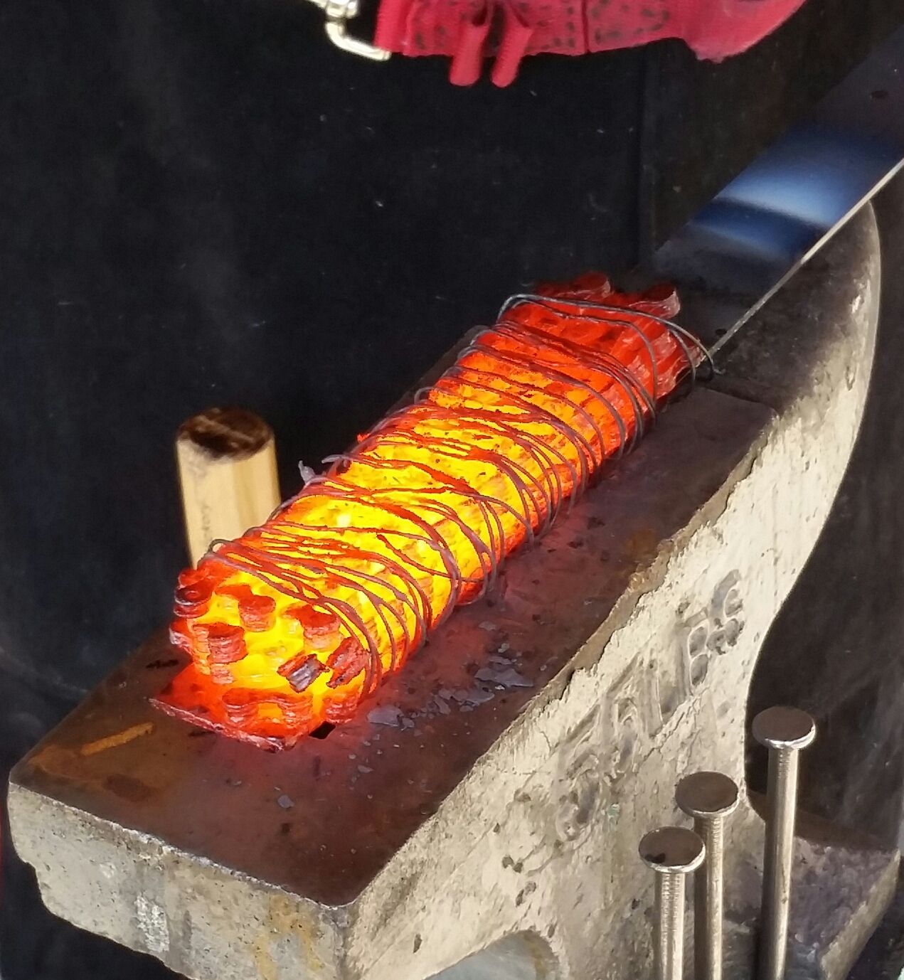 Bicycle/Chainsaw Chain Damascus Steel 8 Steps (with Pictures