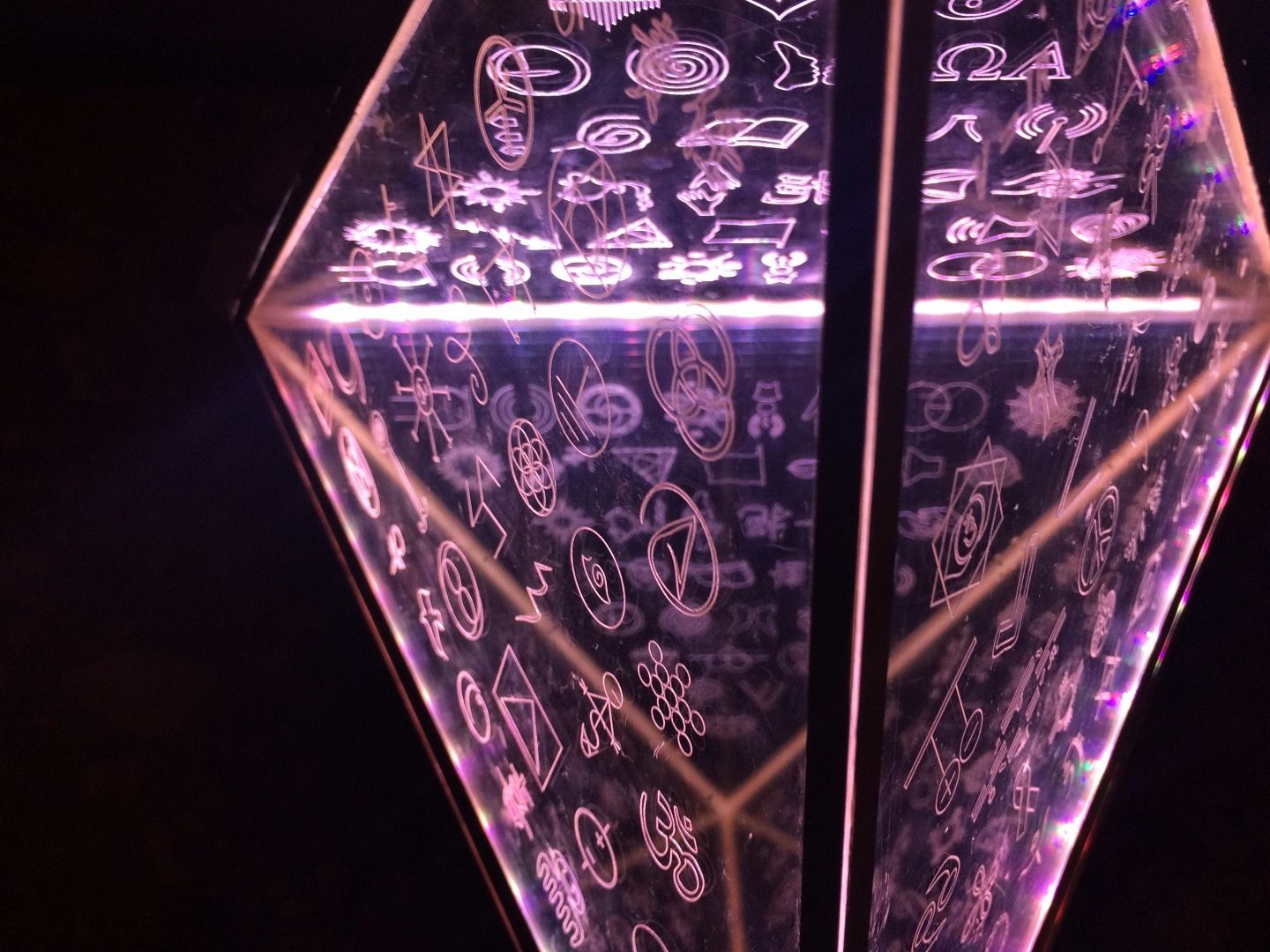 Floating Pyramid Lamp With 108 Spiritual Symbols 17 Steps (with Pictures) Instructables