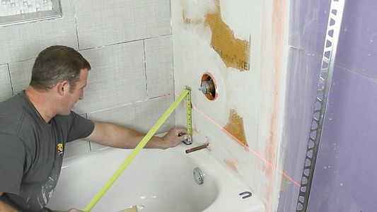 How to Tile a Shower Wall...AND Cut Tiles Like a Pro!! : 16 Steps (with ...