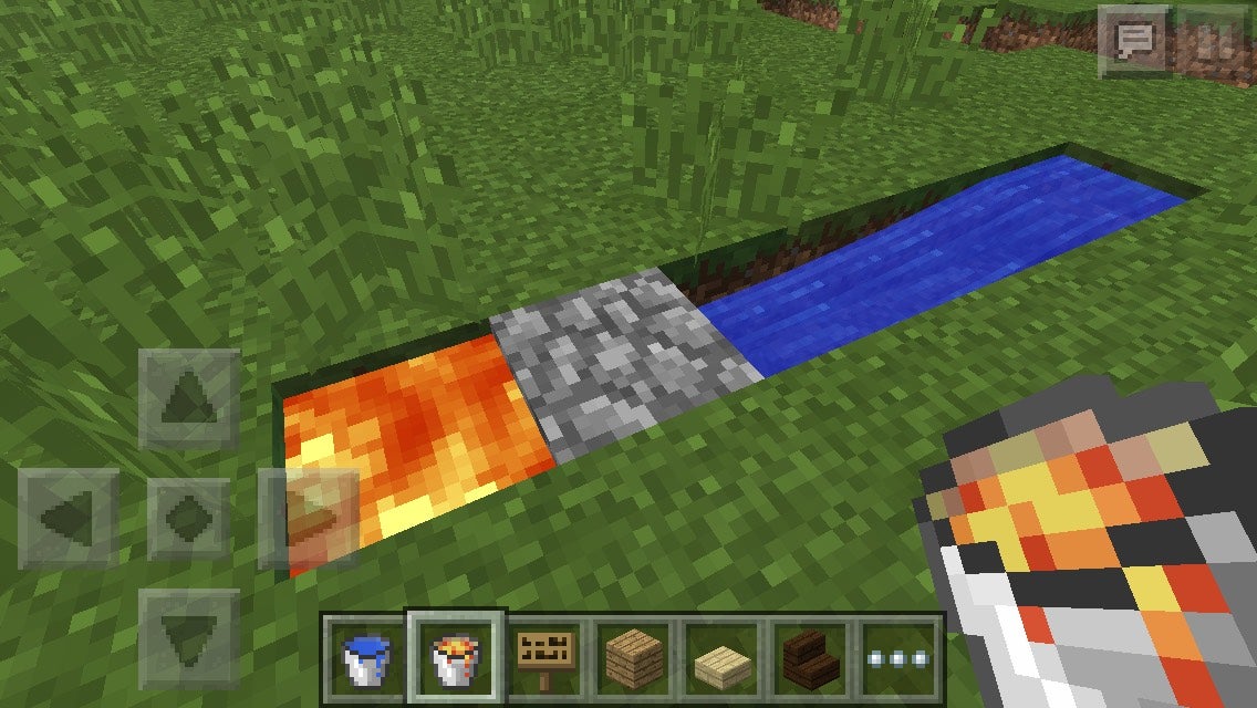 Minecraft PE Unlimited Cobblestone Generator 7 Steps Instructables