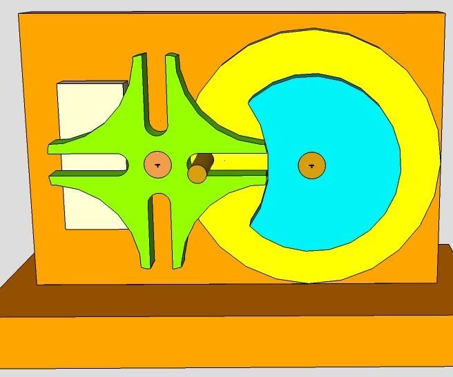 Easy Geneva Wheel Using Sketchup 28 Steps Instructables