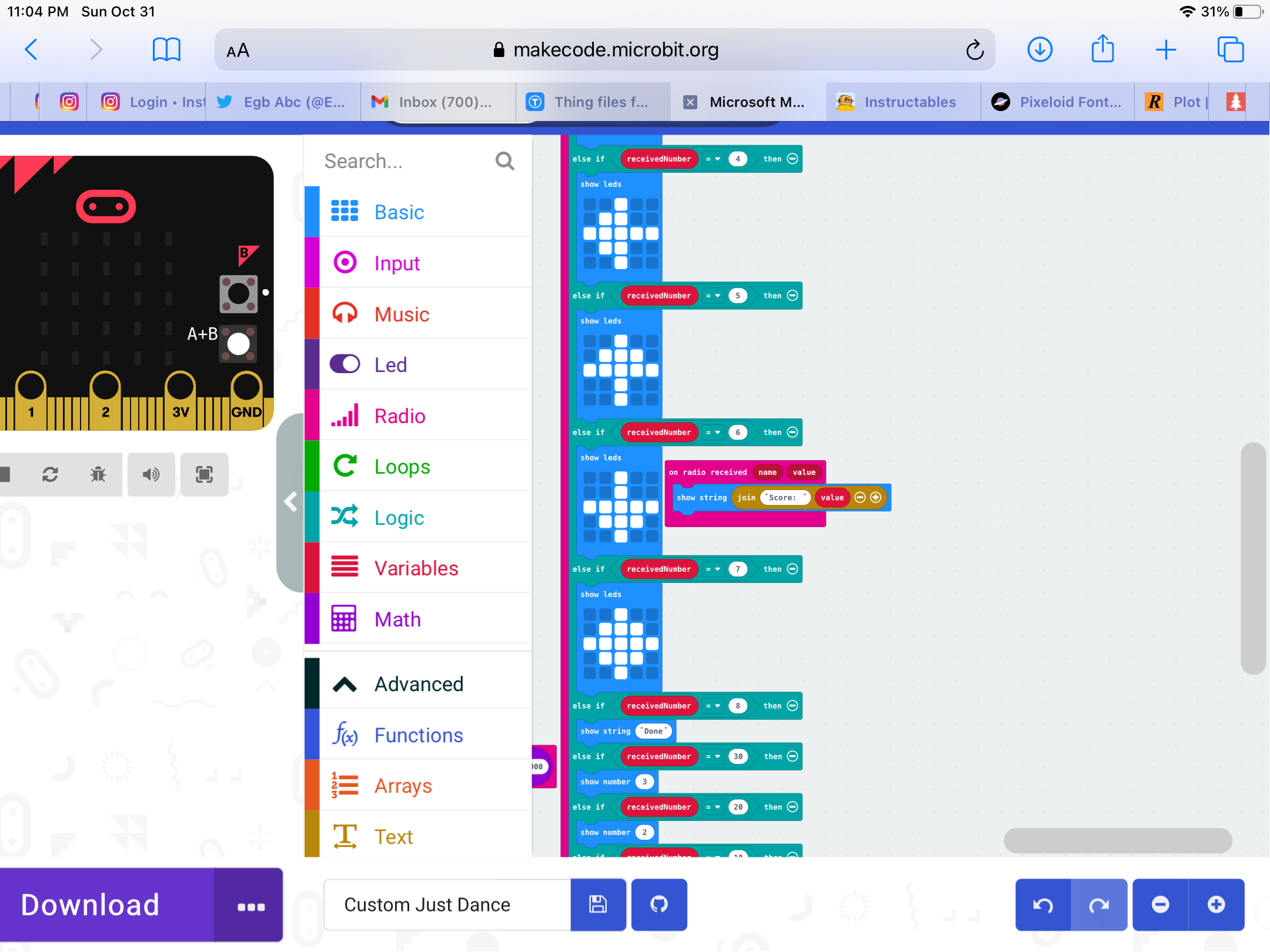 MicroBeat: the Custom Routine Dancing Game : 6 Steps (with Pictures ...