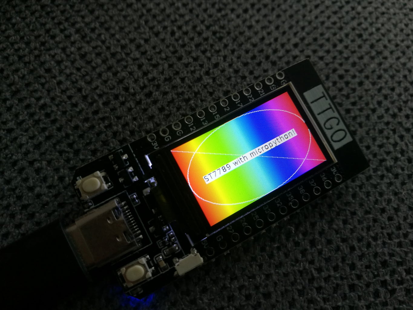 TTGO (color) Display With Micropython (TTGO T-display) : 6 Steps ...