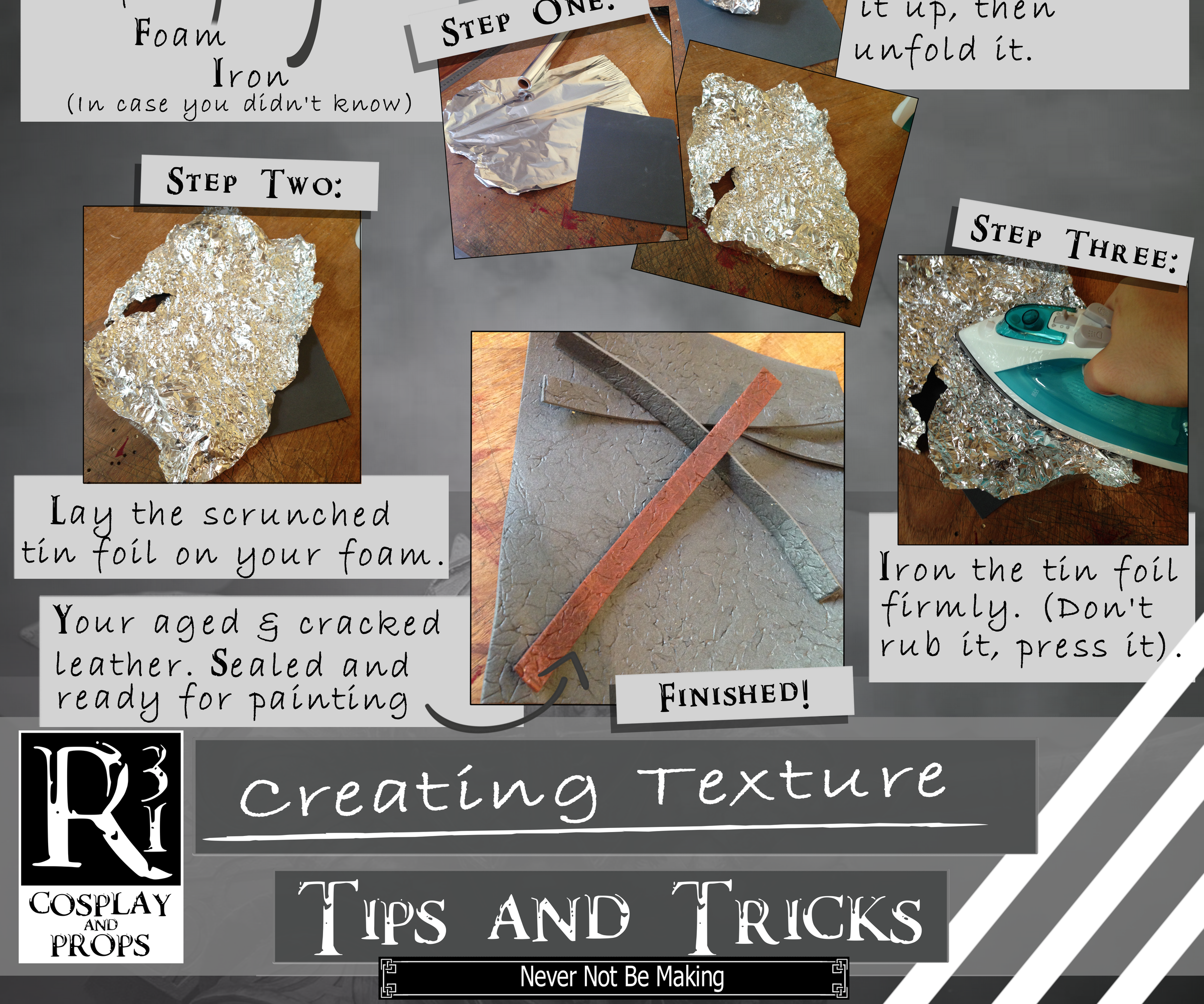 working with foam: tips and tricks - creating texture DIY Project DIY Project Image