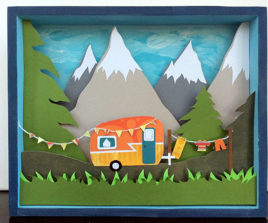 camper shadow box tutorial DIY Project DIY Project Image
