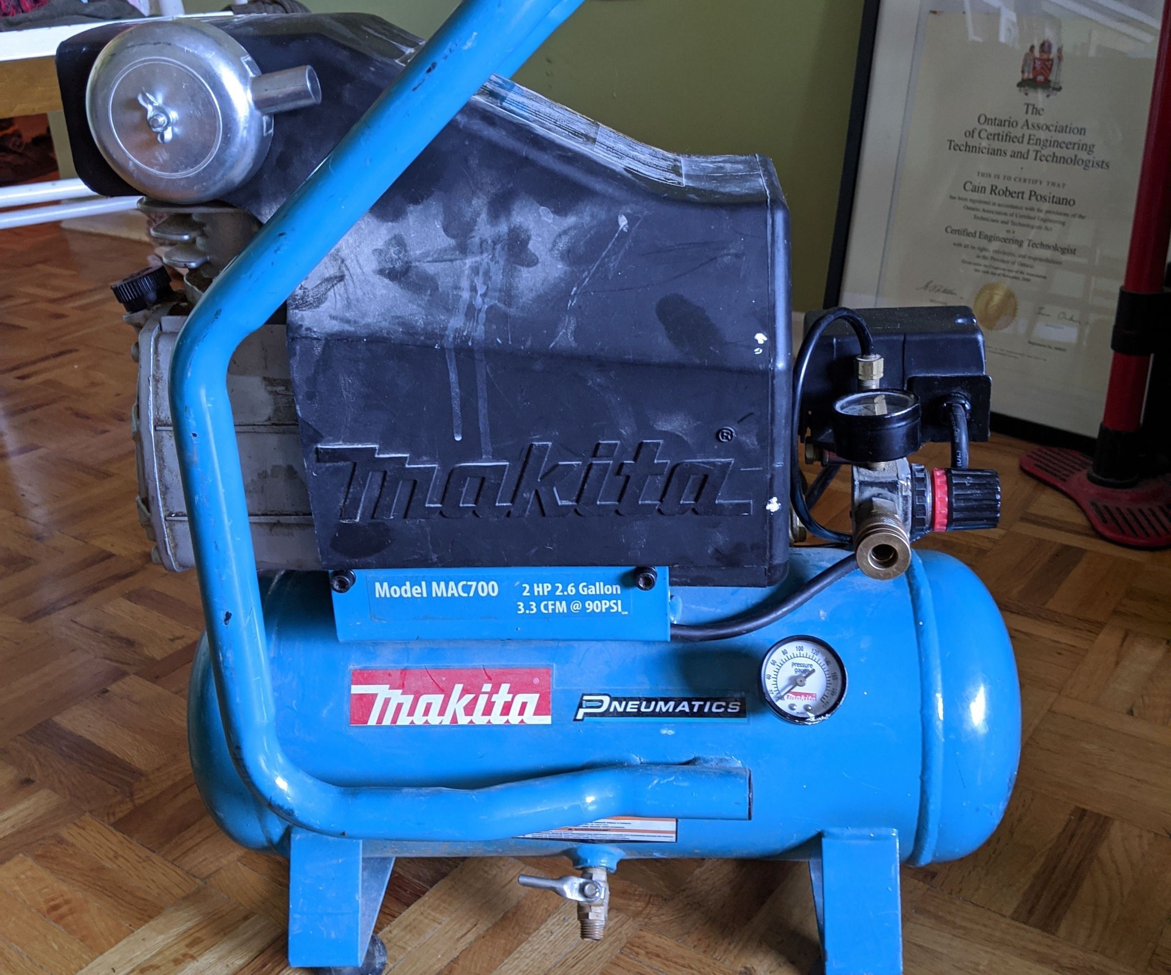 Makita MAC700 Compressor Motor Repair 