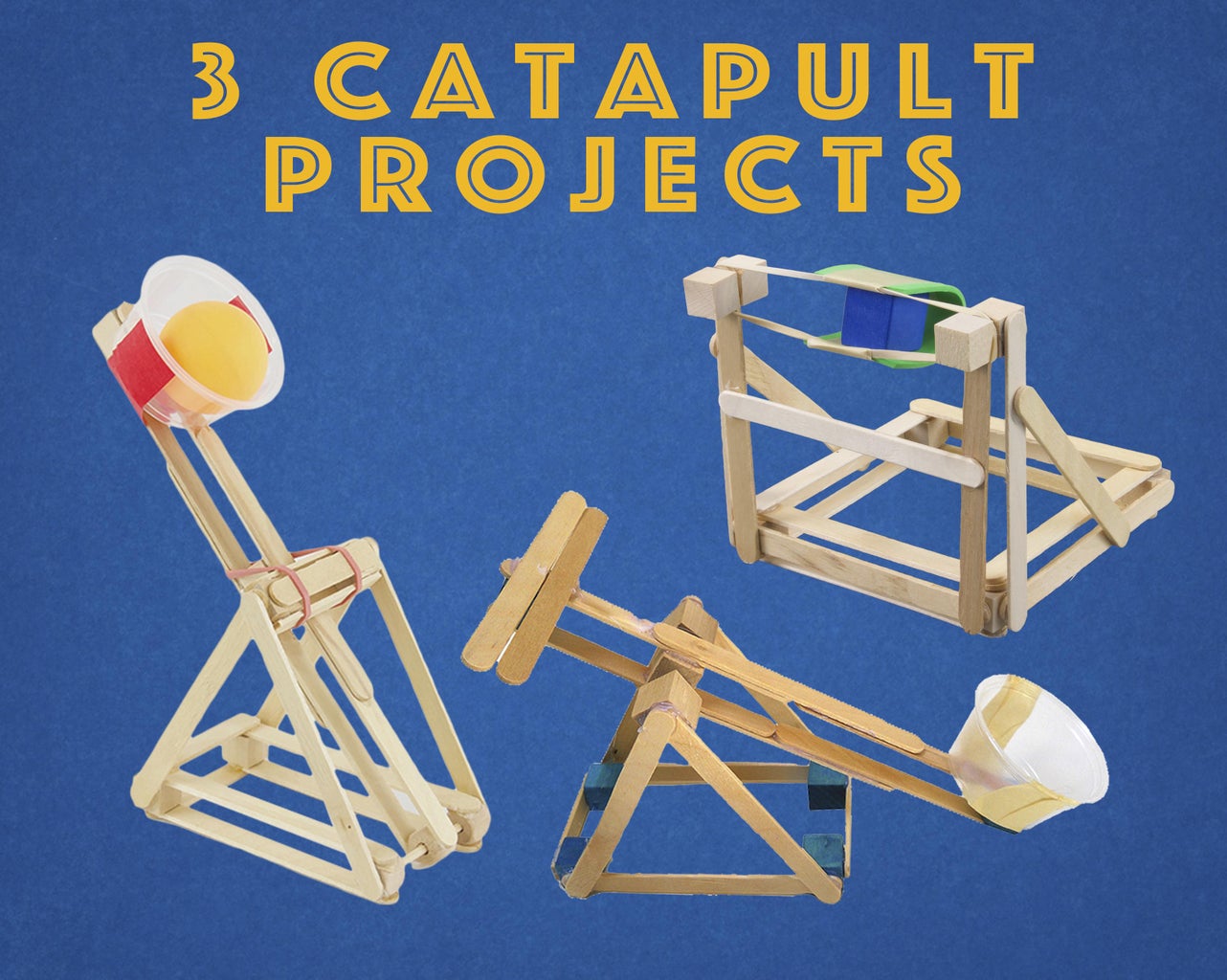 Mini Catapult Projects For Kids : 5 Steps (With Pictures) - Instructables