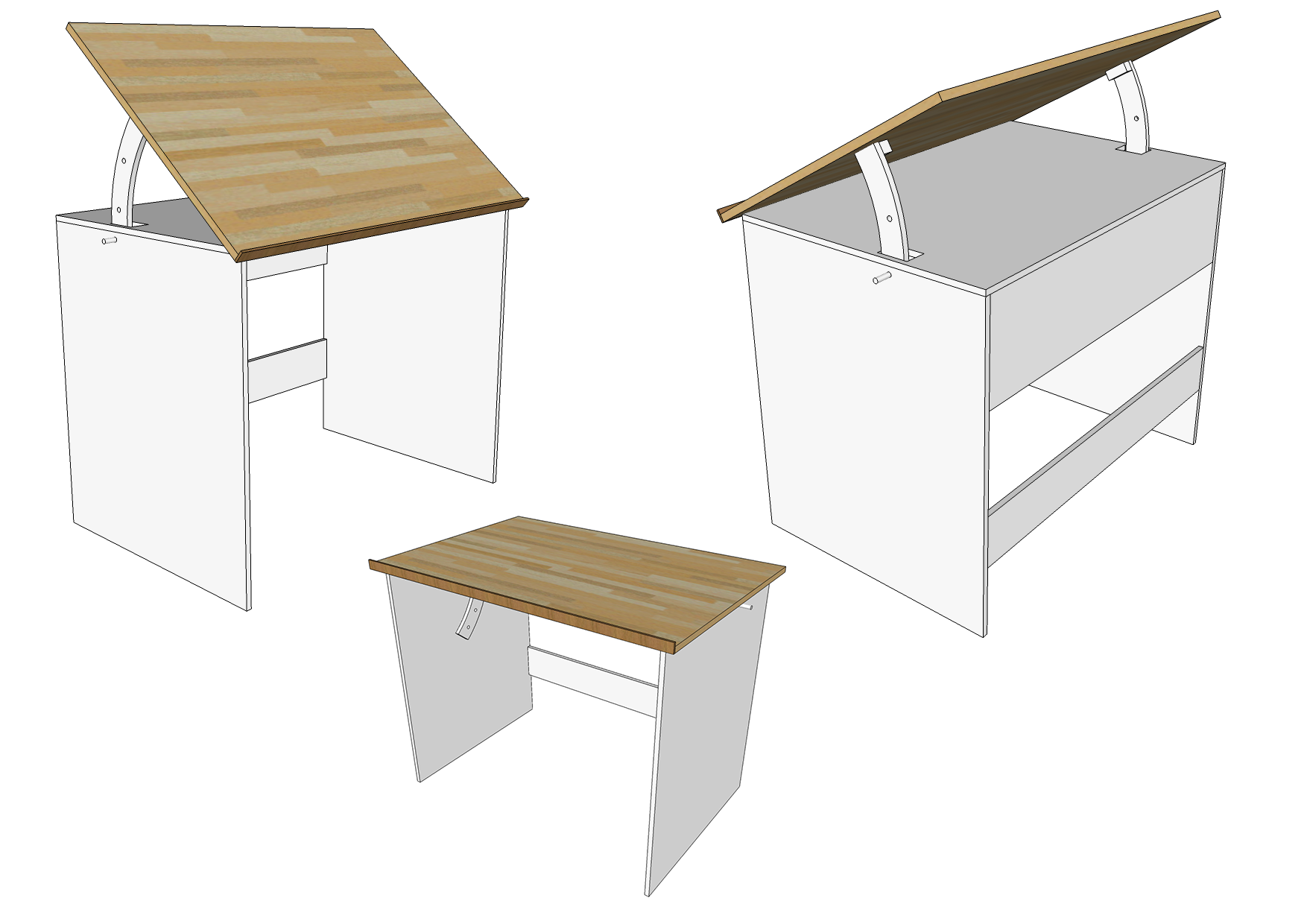How To Build An Adjustable Drafting Table Coffee Table Design Ideas