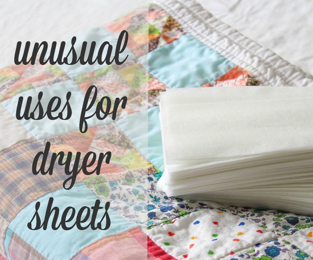 Unusual Uses for Dryer Sheets