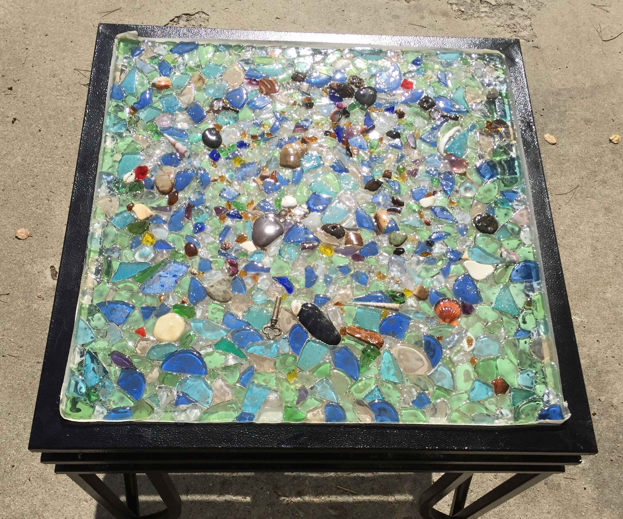 Sea Glass Resin Tabletop 3 Steps (with Pictures) Instructables