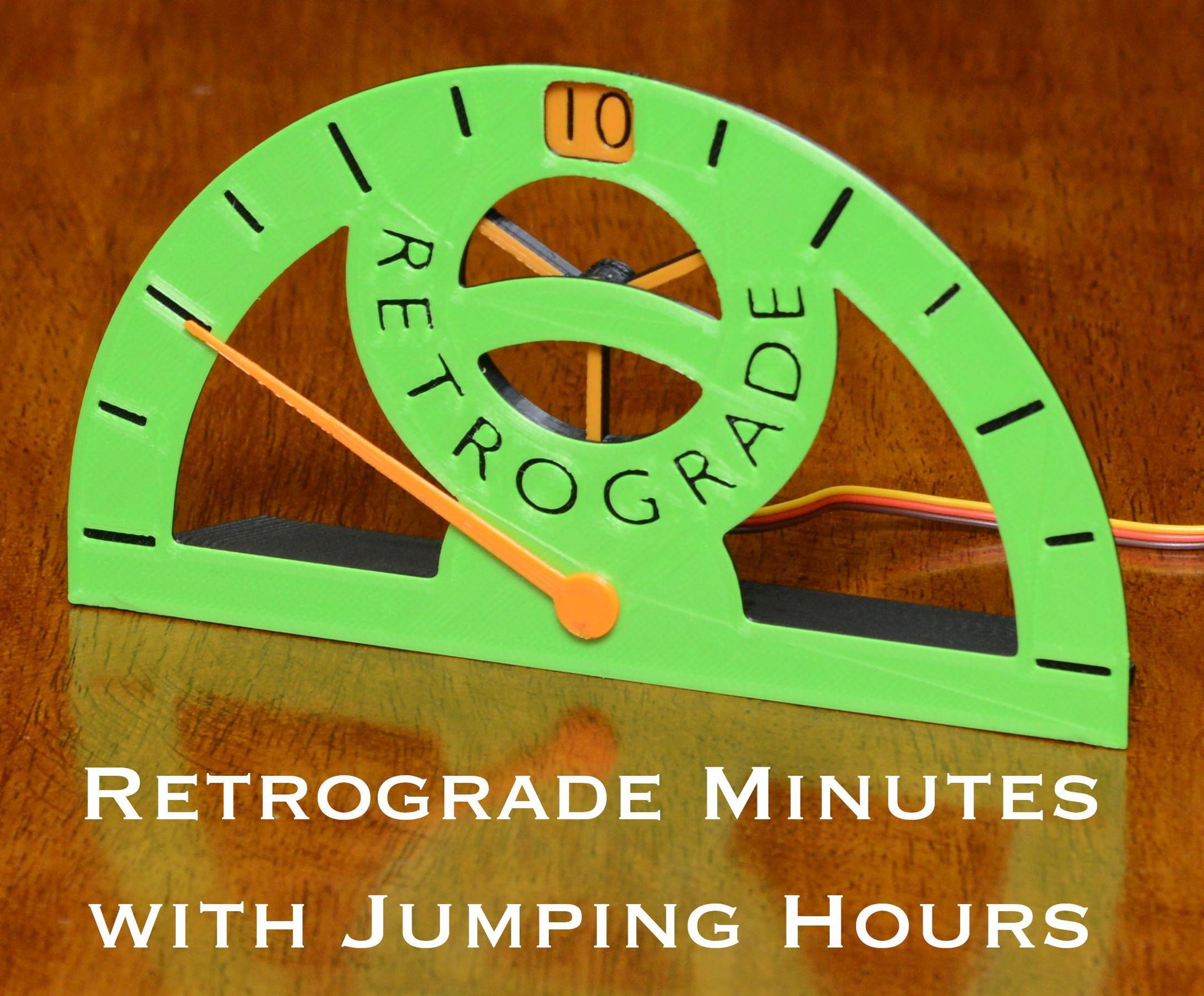 A Clock of Retrograde Minutes and Jumping Hours : 4 Steps (with ...