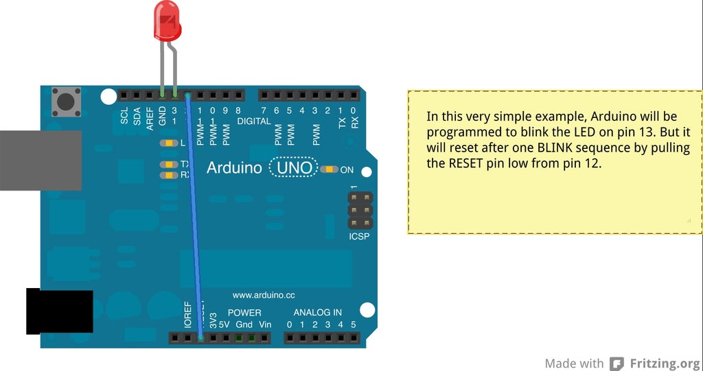 two ways to reset arduino in software