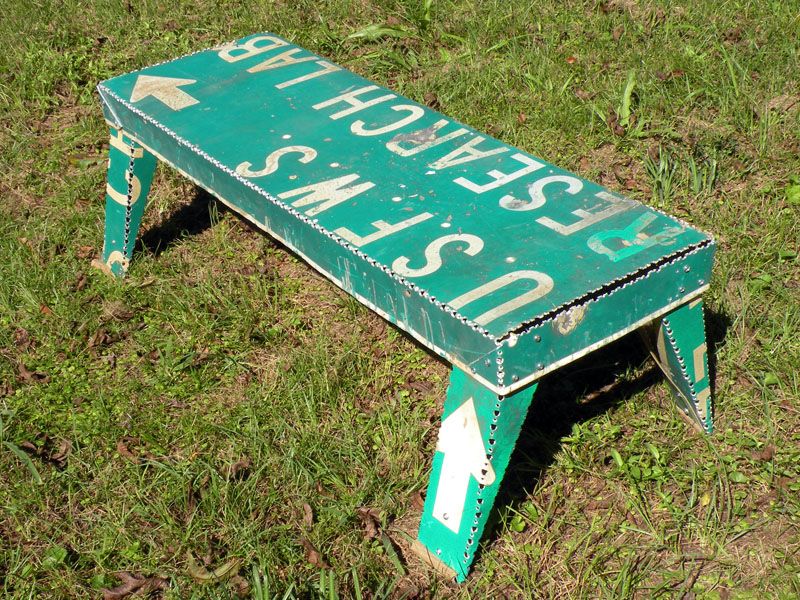 DIY guide for Road Sign Coffee Table with step-by-step instructions