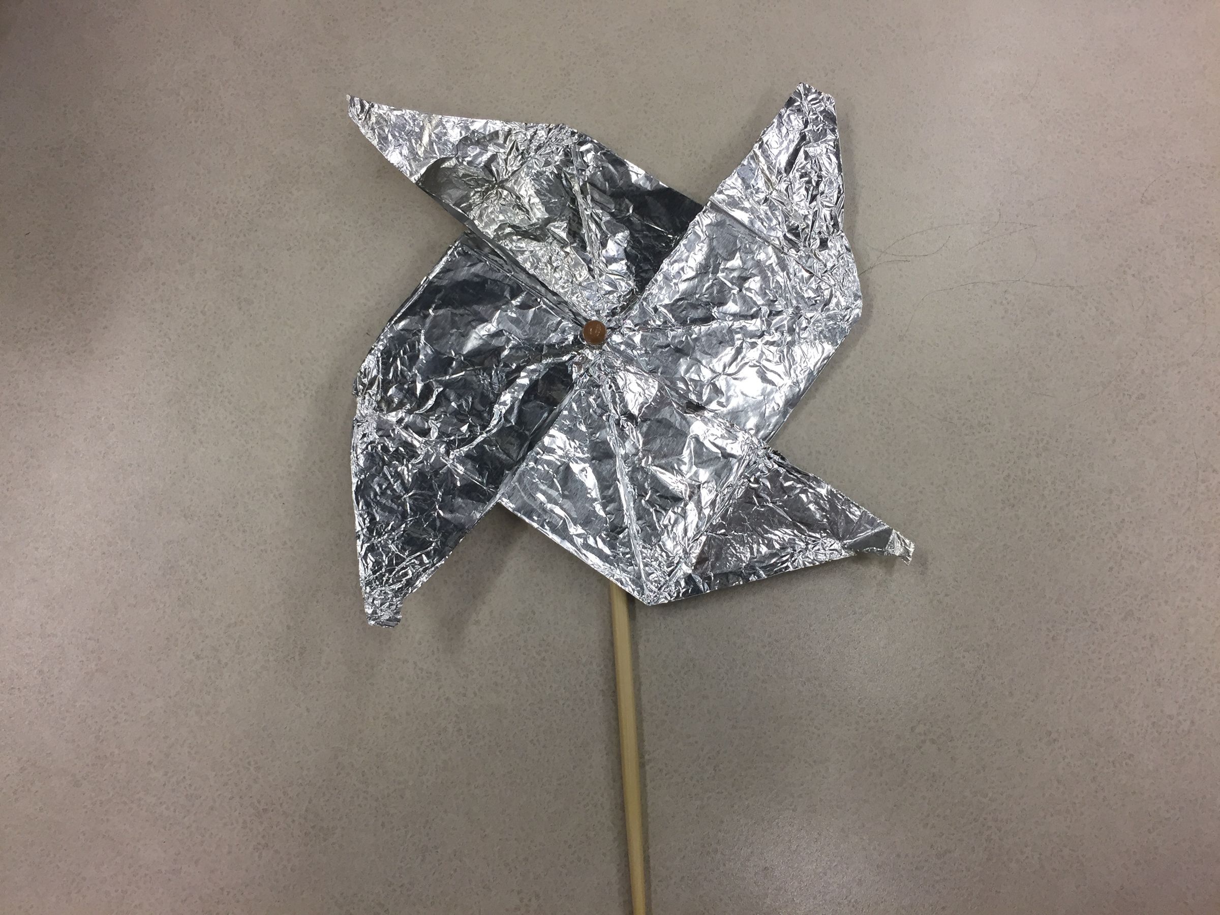 Aluminum Foil Origami Pinwheel 14 Steps Instructables