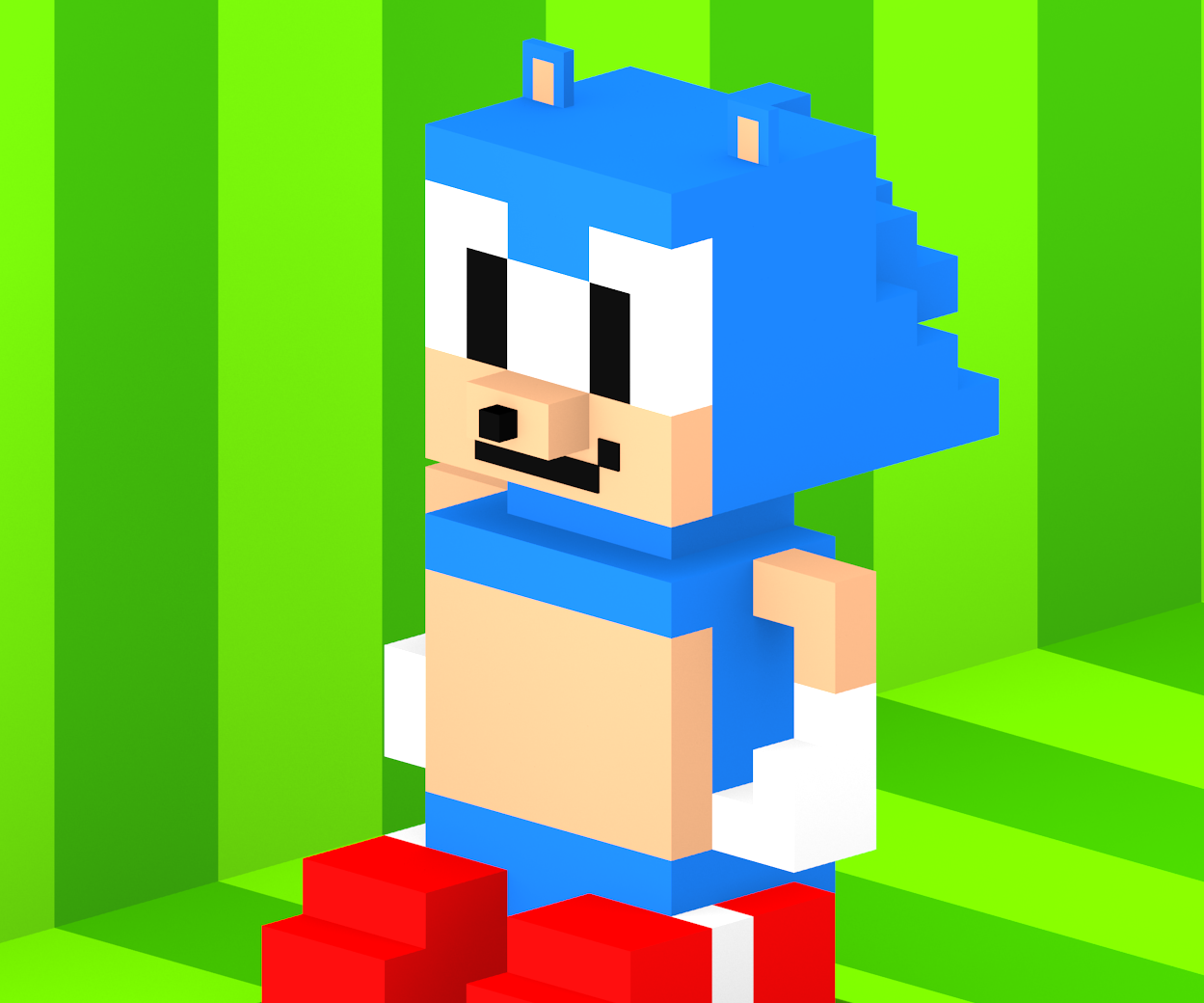 How to Turn Pixel Sprite Into Voxel Character in Blender (or Any Other ...