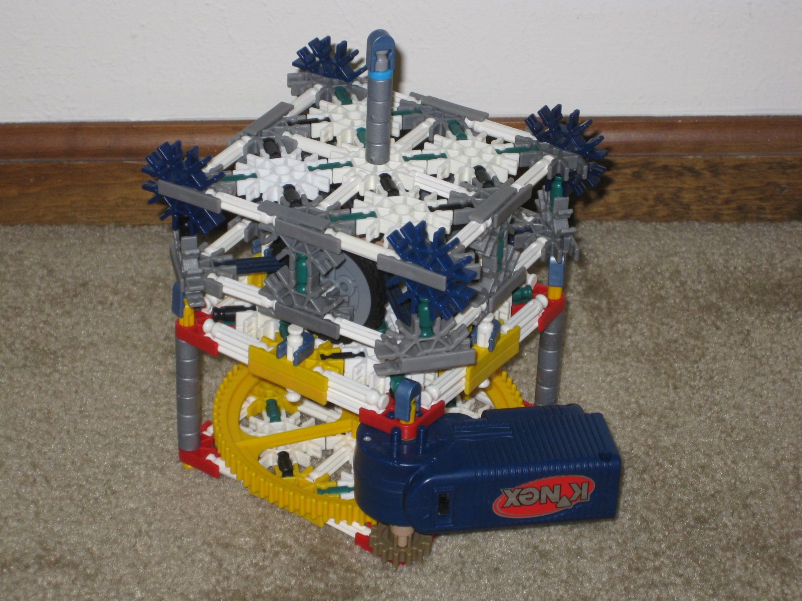 K'nex Tower Crane 16 Steps Instructables